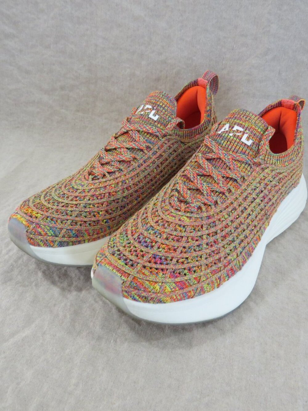 APL TechLoom Zipline Sneakers Women's SIZE 8.5 Multicolor Confetti